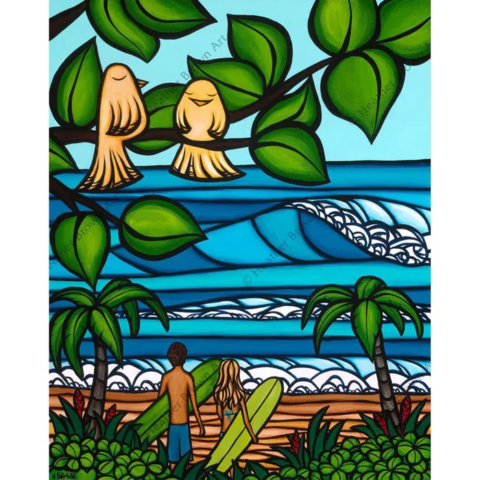 Kuuipos Matted Print by Heather Brown 11 x 14 BLACKSAND Earrings