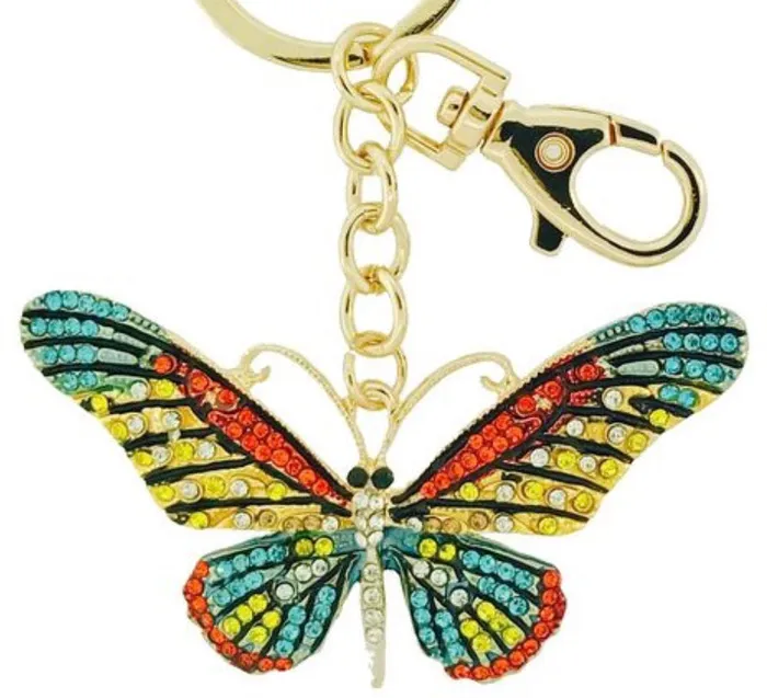 KUBLACRAFTS Earrings Large Butterfly Premium Key Chain
