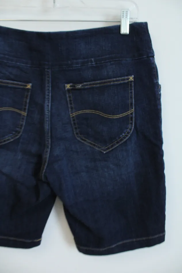Lee Earrings Lee Slim Fit Sculpting Mid Rise Denim Shorts 12