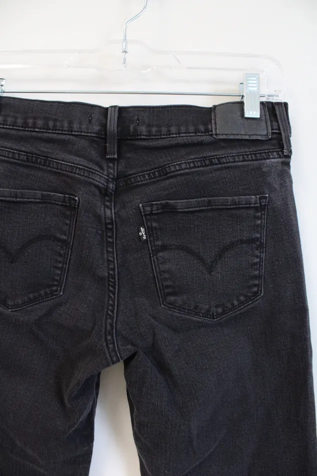 Levis Levis 312 Shaping Slim Faded Black Jeans 28 Rings