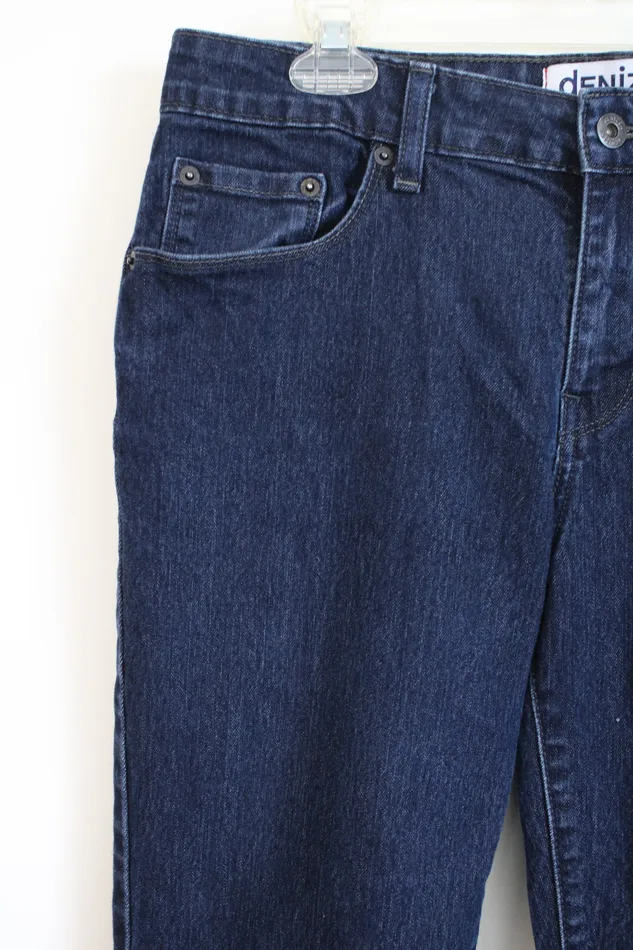 Levis Rings Levis Denizen Dark Wash Cut Off Boot Cut Jeans 32