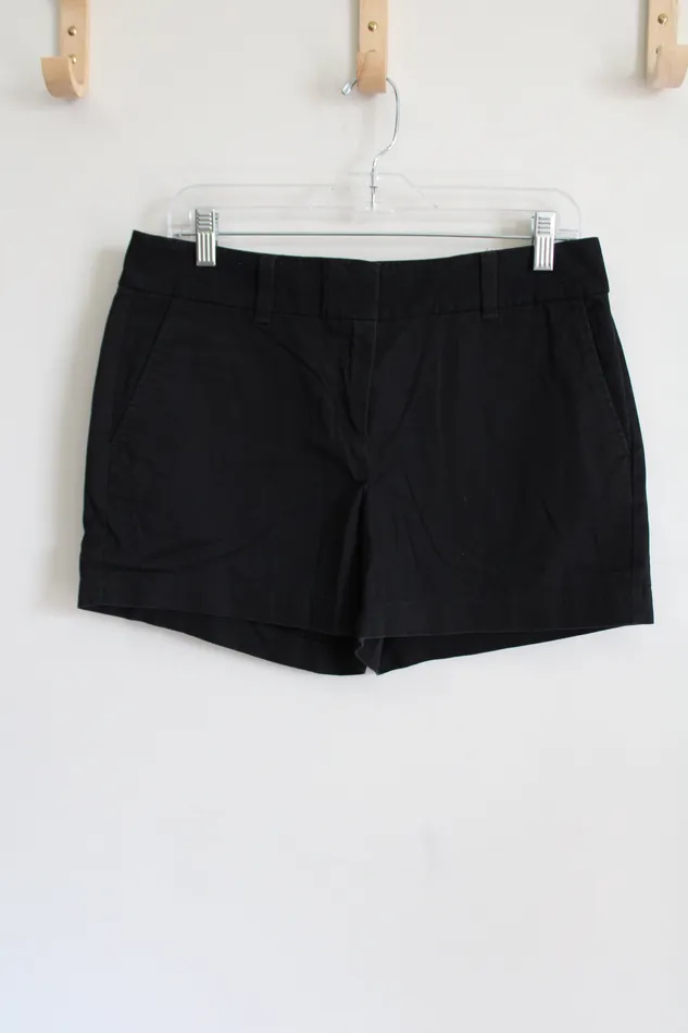 LOFT Black Chino Shorts 4 Ann Taylor LOFT Rings