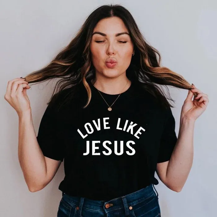 Lords Guidance Earrings Christian TShirt br Love Like Jesus