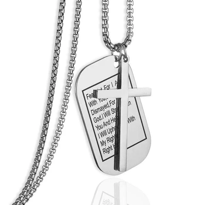 Lords Guidance Necklaces Mens Christian Necklace br Isaiah 4110