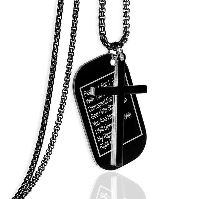 Lords Guidance Necklaces Mens Christian Necklace br Isaiah 4110