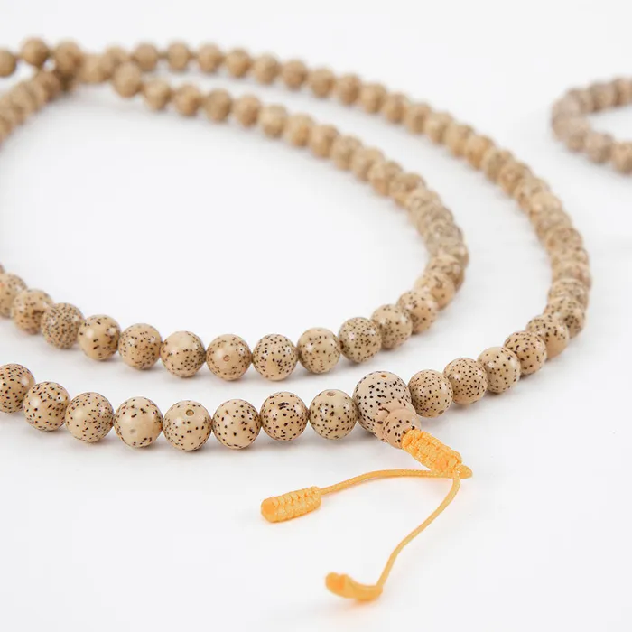 Lotus Seed Mala Beads Set Nirvana Mala Earrings