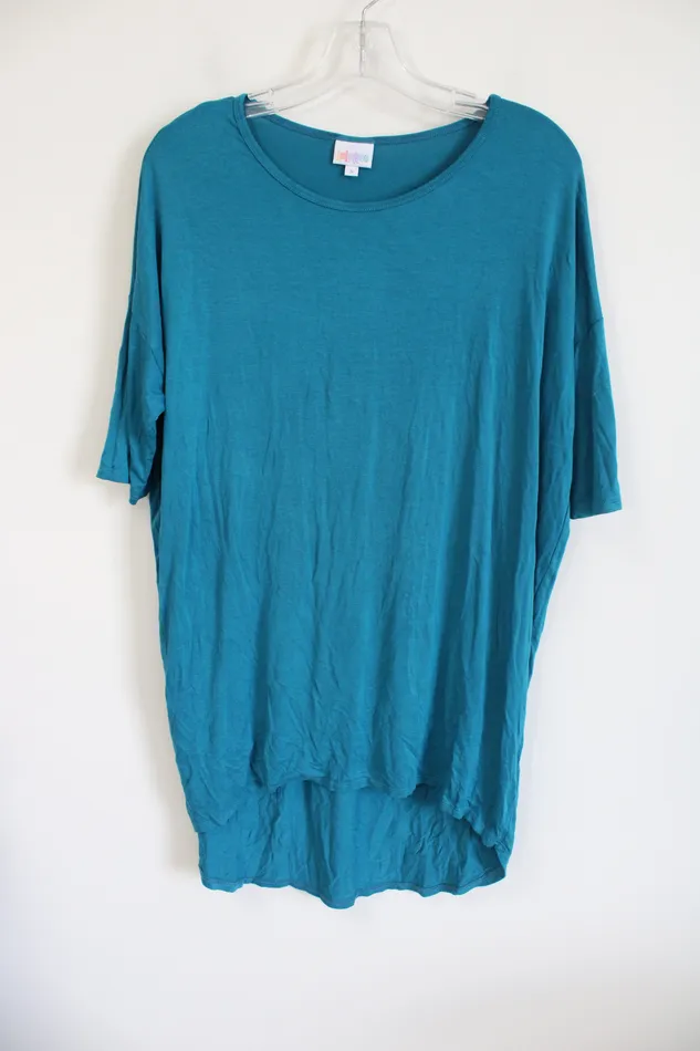 LuLaRoe Blue Teal Tunic Top S LuLaRoe Rings
