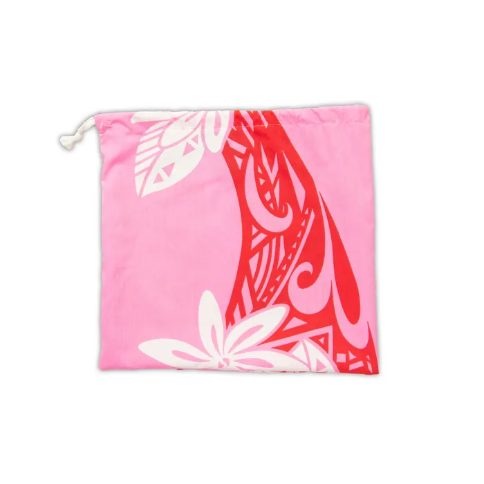 MALULANIO Malulani Keiki Childs Pau Hula Cotton Skirt Top Earrings