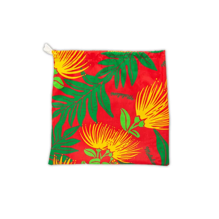 MALULANIO Malulani Keiki Childs Pau Hula Cotton Skirt Top Earrings