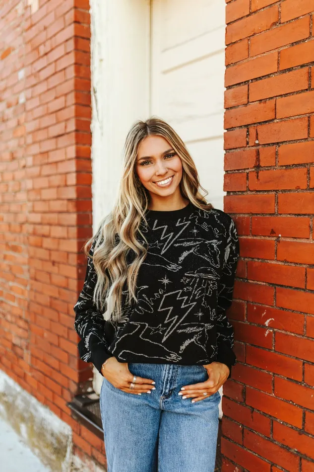 MARFA LIGHTS KNIT CROPPED TOP 2FLY Earrings
