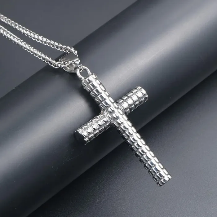 Mens Christian Necklace br Padded Lords Guidance Necklaces