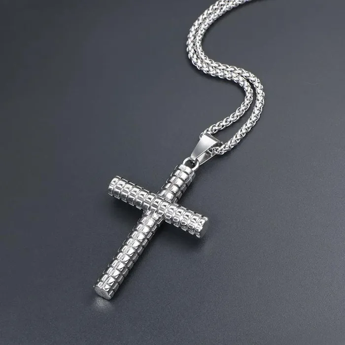 Mens Christian Necklace br Padded Lords Guidance Necklaces