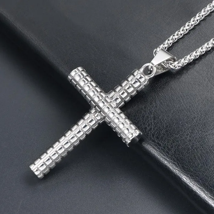 Mens Christian Necklace br Padded Lords Guidance Necklaces