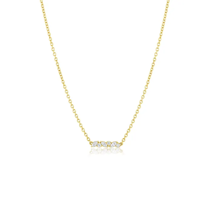 Mini Petite Cluster Necklace Consider the Wldflwrs Necklaces