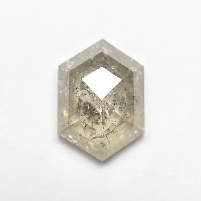 Misfit Diamonds Earrings 260ct 1058x750x364mm Hexagon Rosecut 1960609