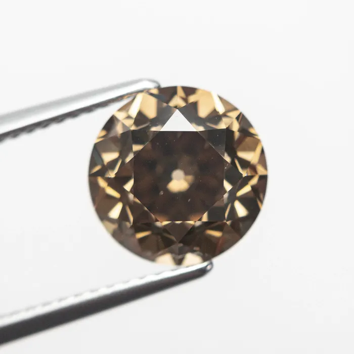 Misfit Diamonds Rings 410ct 957x954x679mm GIA SI1 Fancy Dark OrangeBrown Modern Antique Old European Cut 1940001
