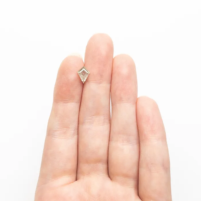 Misfit Diamonds Rings Champagne Salt and Pepper Step Cut Diamond 105ct Kite