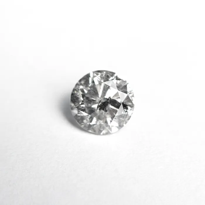 Misfit Diamonds Rings Salt and Pepper Brilliant Diamond 097ct Round
