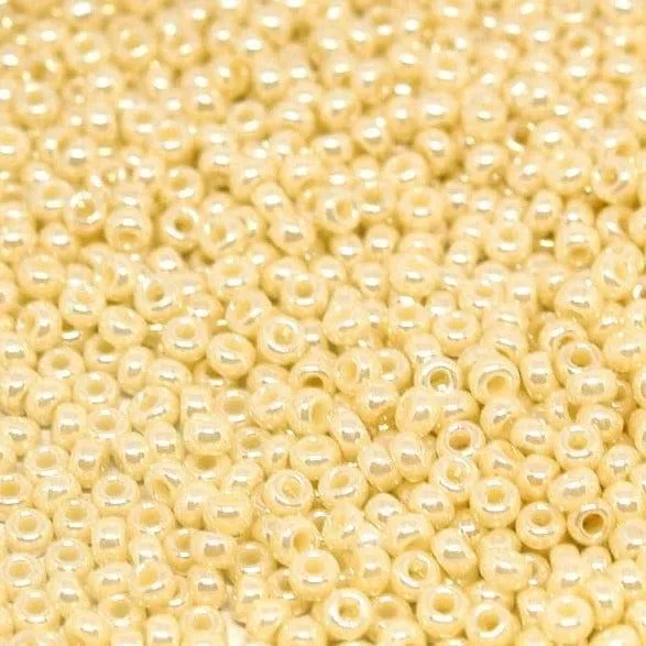 Miyuki Seed Beads 110 Opaque Ivory Luster 0441NEW Peppy Beads Earrings
