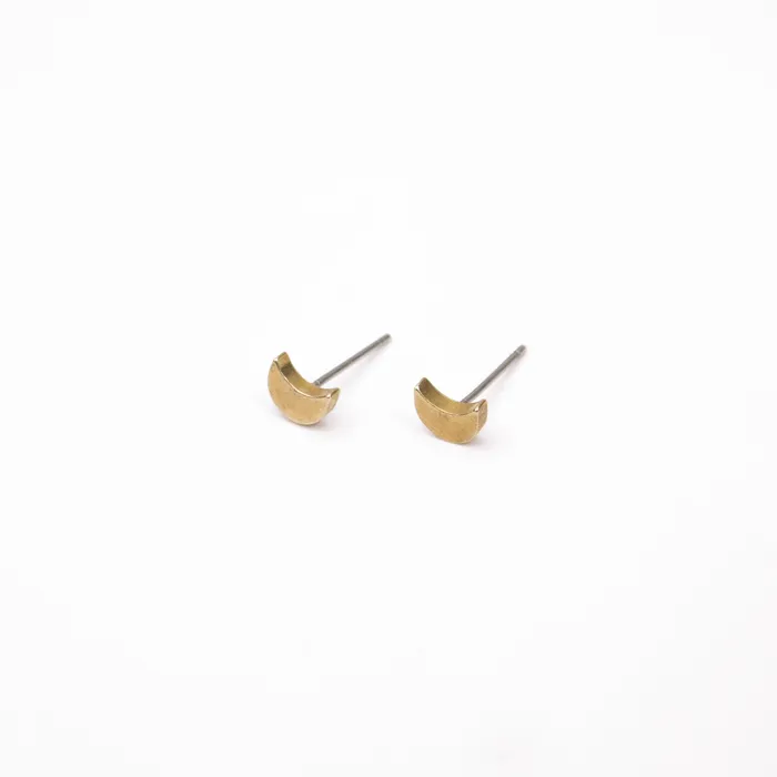 MOON STUDS Twisted Silver Necklaces