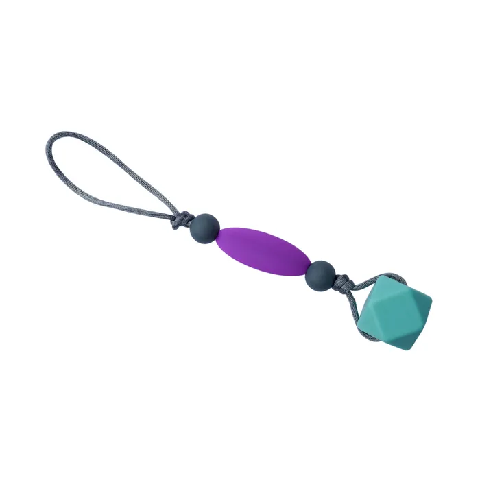 Munchables Chewy Zipper Pull Purple Earrings