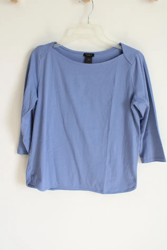 Necklaces Ann Taylor Factory Light Blue Long Sleeved Shirt M Ann Taylor LOFT Necklaces Ann Taylor Factory Light Blue Long Sleeved Shirt M Ann Taylor LOFT