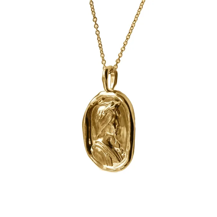 Necklaces COMMON ERA Sappho Molten Gold Pendant