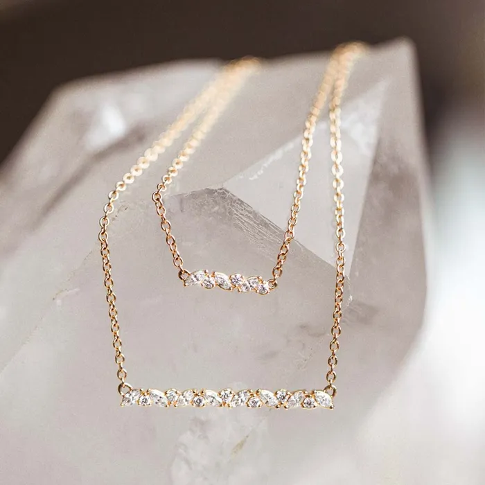 Necklaces Consider the Wldflwrs Petite Cluster Necklace Necklaces Consider the Wldflwrs Petite Cluster Necklace