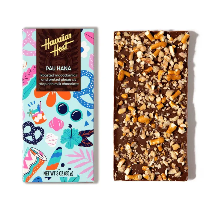 Necklaces HAWAIIANHOST Hawaiian Host Pau Hana Chocolate Bar 3oz