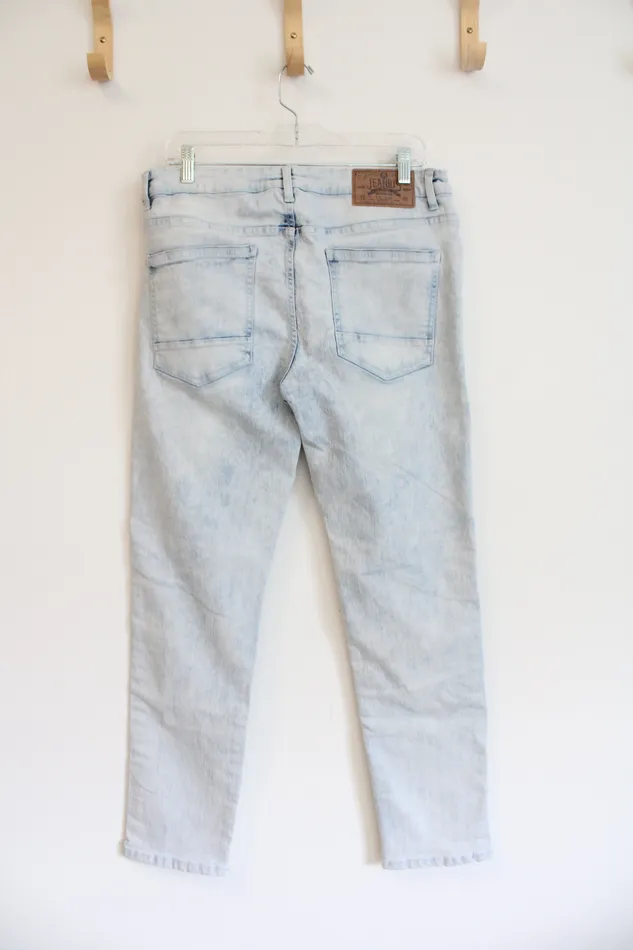Necklaces Jeanus Light Wash Moto Jeans 33X28 Jeanus