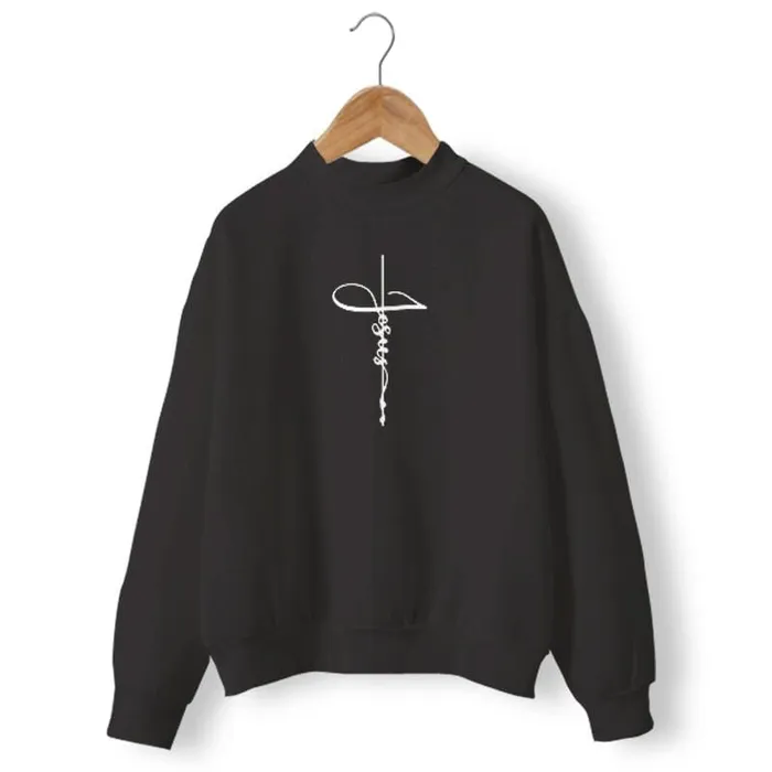 Necklaces Lords Guidance Christian Sweatshirt br Jesus Cross