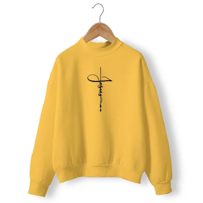 Necklaces Lords Guidance Christian Sweatshirt br Jesus Cross