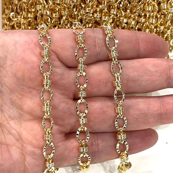 Necklaces Peppy Beads 24Kt Shiny Gold Plated Soldered Chain 65mm Gold Chain Necklaces Peppy Beads 24Kt Shiny Gold Plated Soldered Chain 65mm Gold Chain