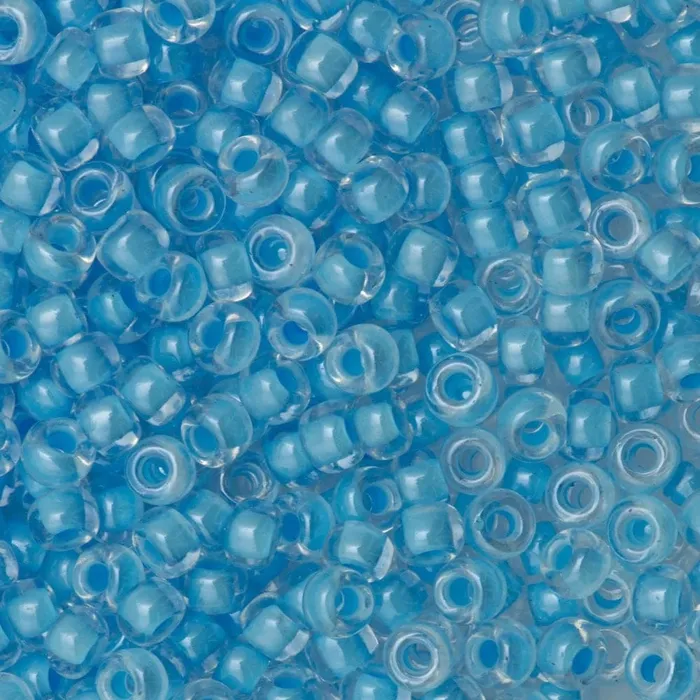 Necklaces Peppy Beads Miyuki Seed Beads 80 Luminous Ocean Blue 4300