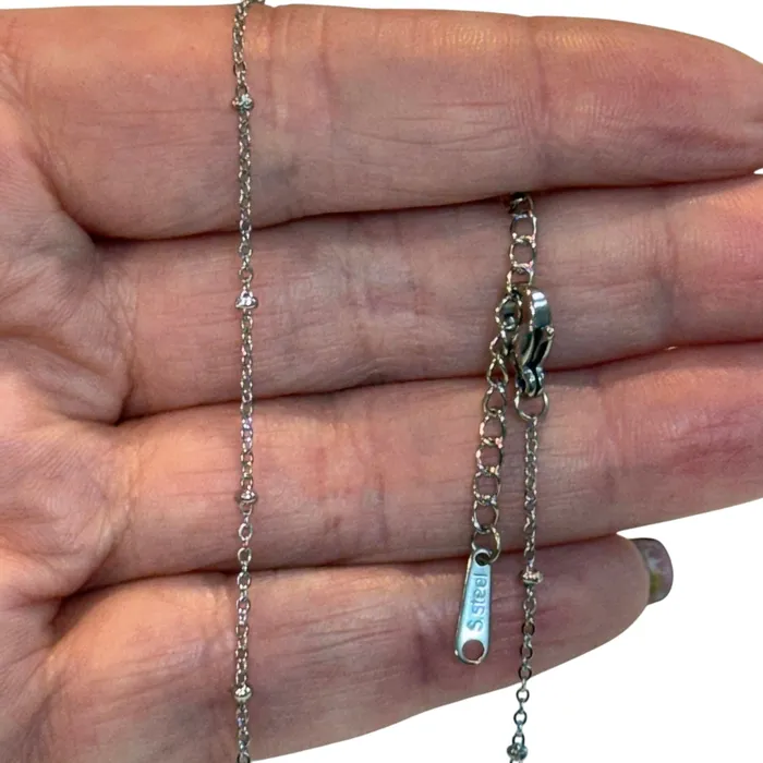 Necklaces Peppy Beads Waterproof Stainless Steel Cable Chain With Balls Necklace Ready Cable Chain Necklace
