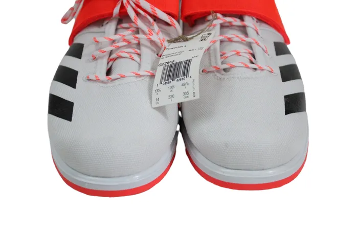 NEW Adidas Powerlift 4 White Sneaker Mens 14 Adidas Rings