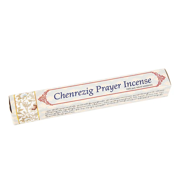Nirvana Mala Earrings Bodhisattva Chenrezig Incense Sticks