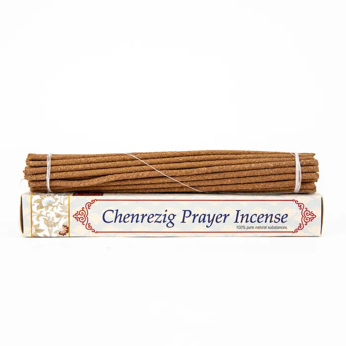 Nirvana Mala Earrings Bodhisattva Chenrezig Incense Sticks
