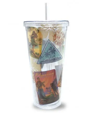 Nostalgic Hawaii Beverage Tumbler 24 oz MADDENCORP Earrings
