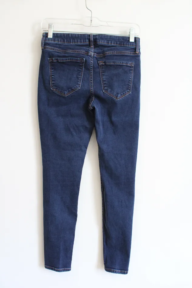 Old Navy Earrings Old Navy Rockstar MidRise Dark Wash Jeans 4