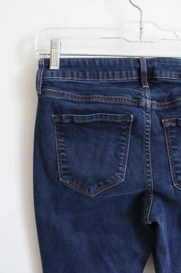 Old Navy Earrings Old Navy Rockstar MidRise Dark Wash Jeans 4