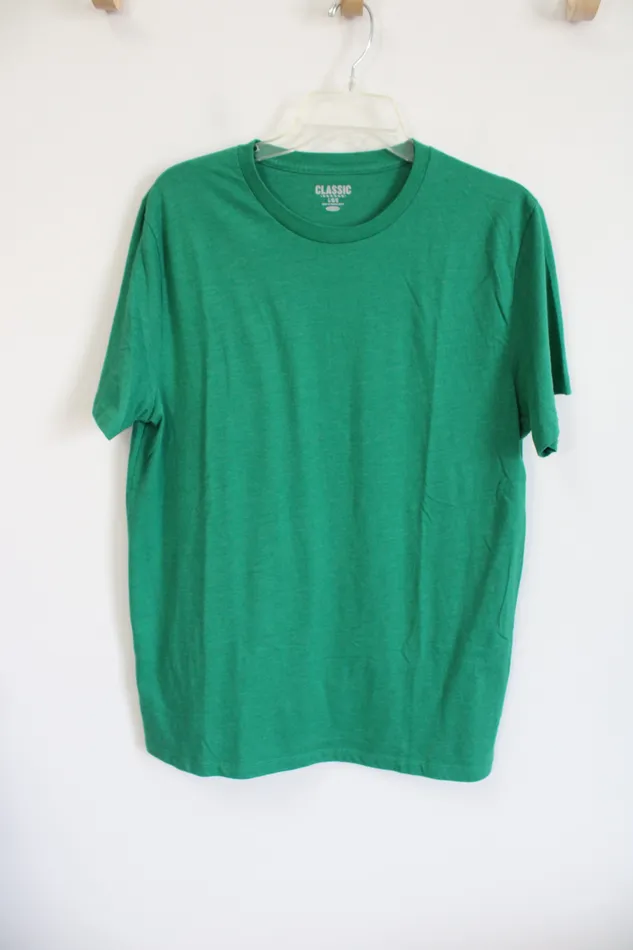Old Navy Green Classic Fit Tee L Old Navy Earrings