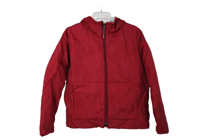 Old Navy Red Fleece Lined Jacket S Old Navy Earrings