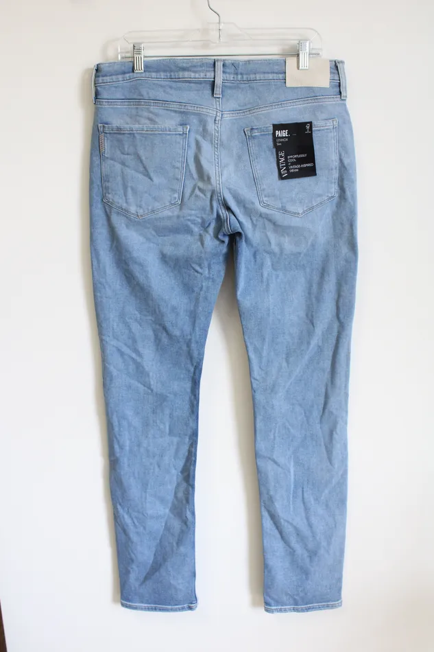 Paige Earrings NEW Paige Lennox Vintage Slim Jeans 34