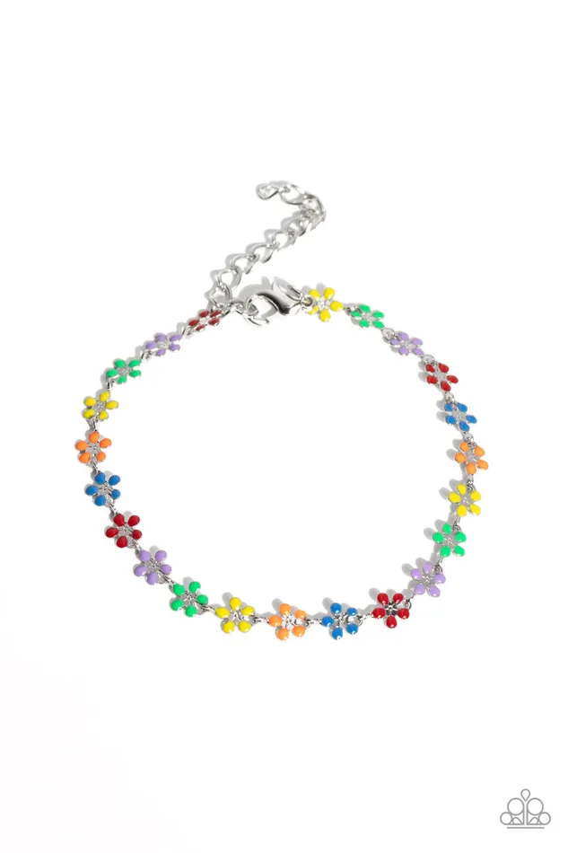 Paparazzi Accessories Earrings Courting Flowers Multi