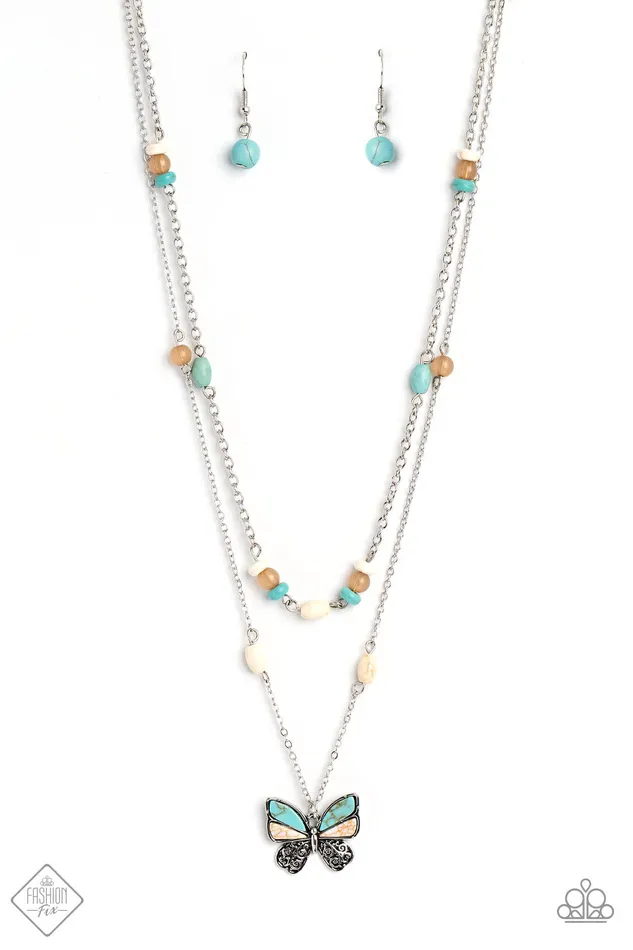 Paparazzi Accessories FreeSpirited Flutter Blue Rings