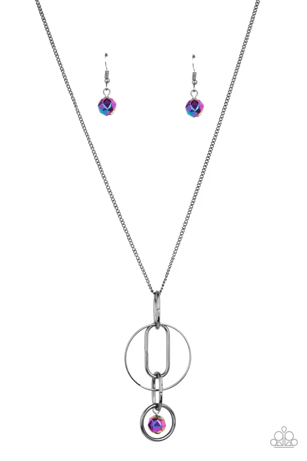 Park Avenue Palace Multi Paparazzi Accessories Earrings