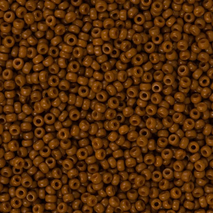 Peppy Beads Earrings Miyuki Seed Beads 110 Duracoat Opaque Sienna 4459NEW