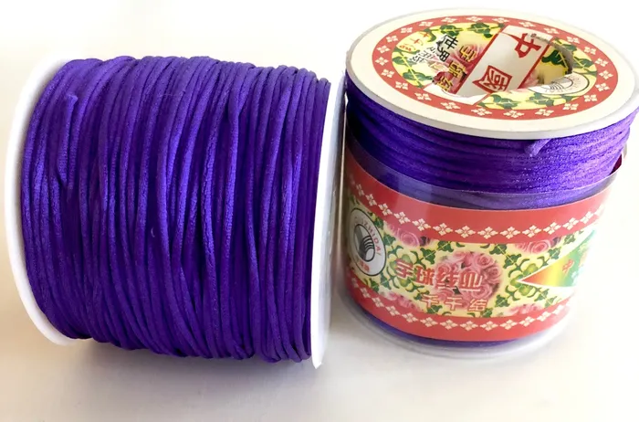 Peppy Beads Earrings Purple Rattail Cord Kumihimo Cord Satin Silk Cord Satin Nylon Cord Macrame Knotting DIY Beading String Thread Cording 15mm Peppy Beads Earrings Purple Rattail Cord Kumihimo Cord Satin Silk Cord Satin Nylon Cord Macrame Knotting DIY Beading String Thread Cording 15mm