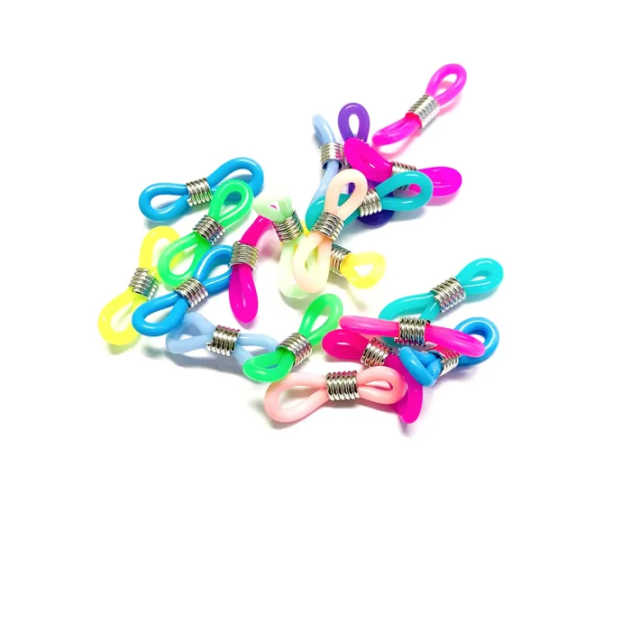 Peppy Beads Necklaces Eye Glass Holder Ends Assorted Color RubberSilver Plated Slider Rubber Glasses Chain Holders Replacement Loops for Glasses Chains Peppy Beads Necklaces Eye Glass Holder Ends Assorted Color RubberSilver Plated Slider Rubber Glasses Chain Holders Replacement Loops for Glasses Chains